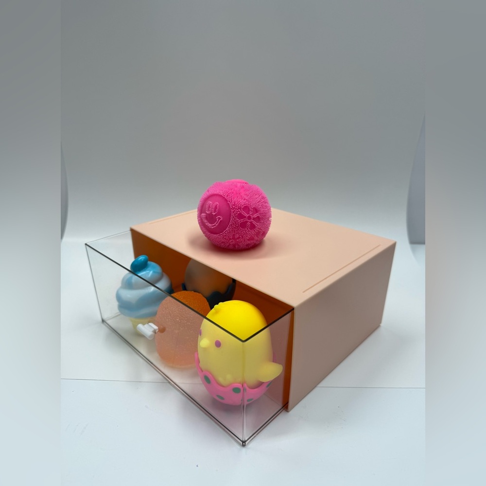 Needoh organizer - stackable desktop organizer (pink)